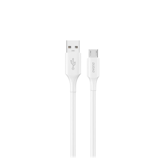Daten- und Ladekabel USB-A - microUSB Dudao L2SM, 18W, 1,2m, Weiß