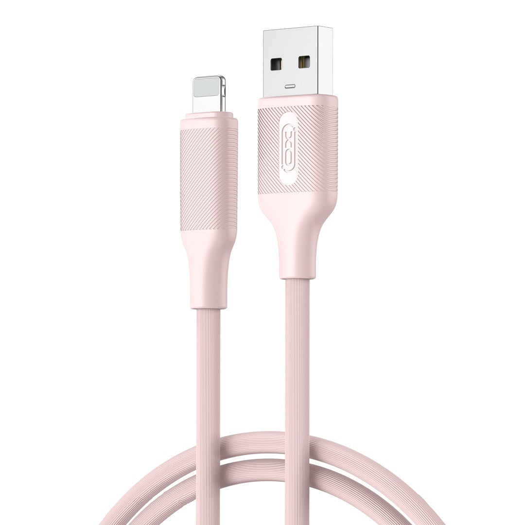 Daten- und Ladekabel USB-A - Lightning XO Design NB265, 12W, 1m, Rosa