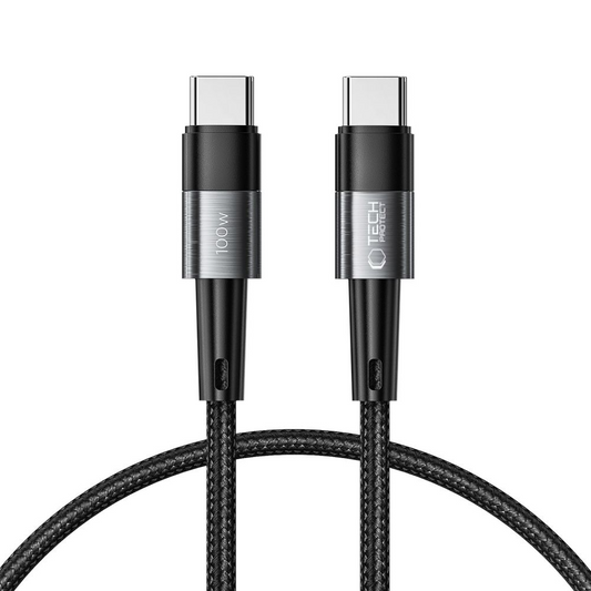 USB-C Daten- und Ladekabel - USB-C Tech-Protect Ultraboost, 100W, 0,25m, Grau