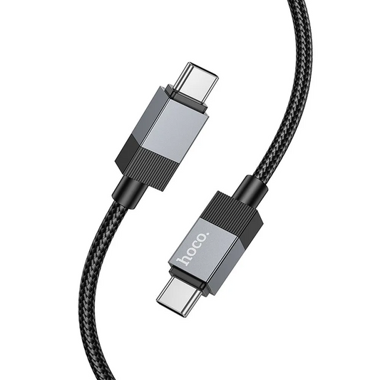 Daten- und Ladekabel USB-C - USB-C HOCO X110, 60W, 1m, Schwarz