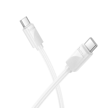 Daten- und Ladekabel USB-C - USB-C HOCO X114, 60W, 1m, Weiß