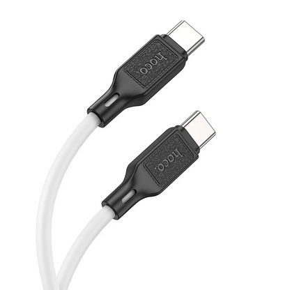 Daten- und Ladekabel USB-C - USB-C HOCO X90, 60W, 1m, Weiß