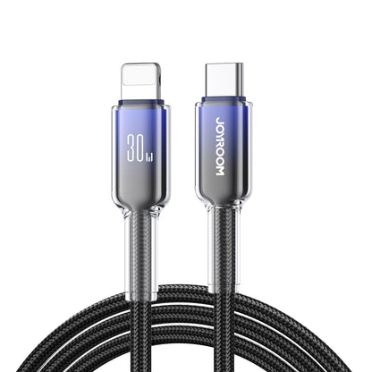 Daten- und Ladekabel USB-C - Lightning Joyroom S-A42, 30W, 1,2m, Schwarz