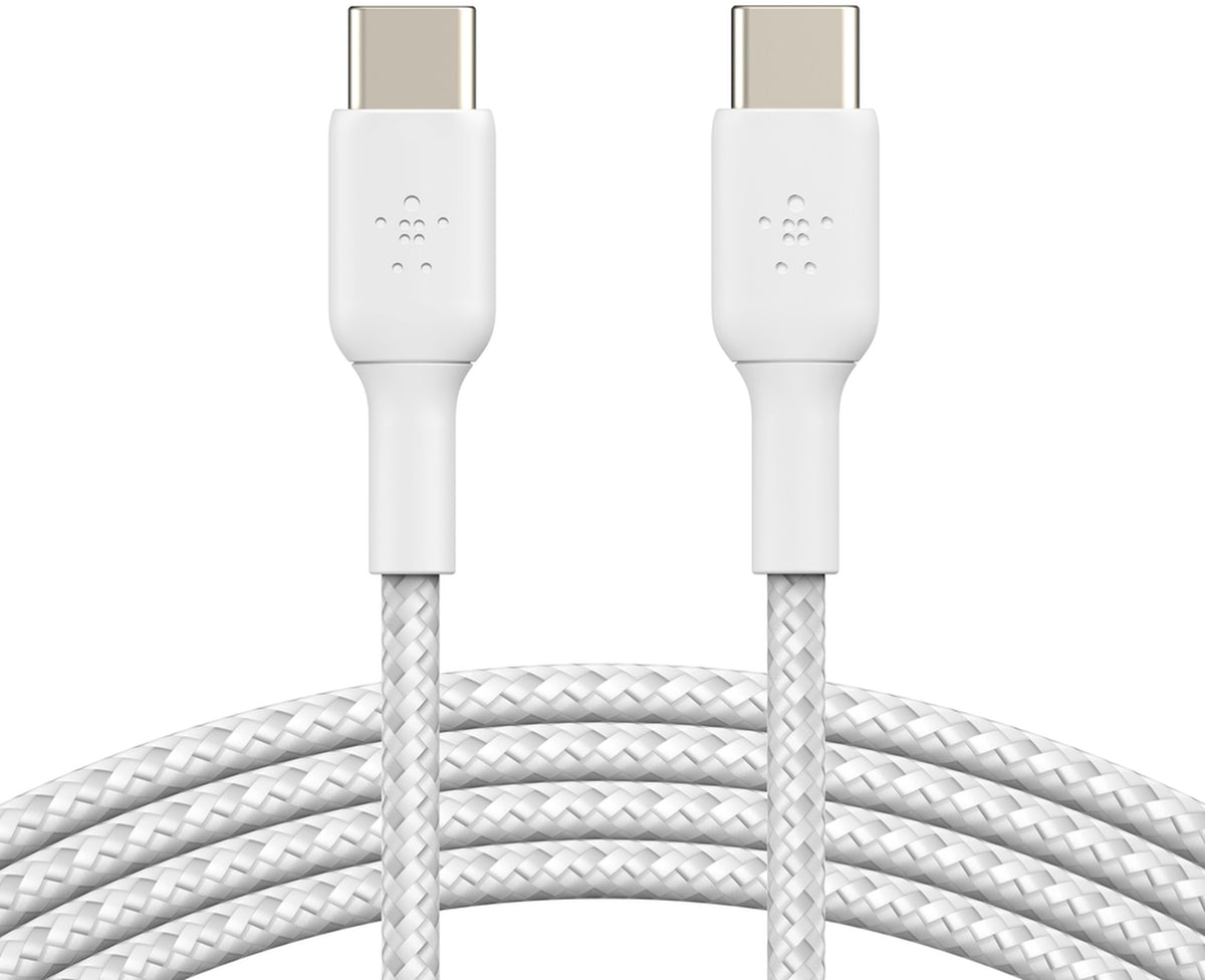 Daten- und Ladekabel USB-C - USB-C Belkin BoostCharge Pro, 60W, 2m, Weiß CAB004bt2MWH