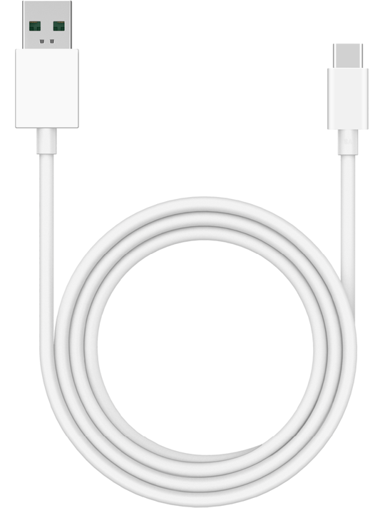 Daten- und Ladekabel USB-A - USB-C Oppo DL129, 1m, Weiß 611602000006