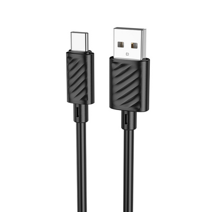 Daten- und Ladekabel USB-A - USB-C HOCO X88, 18W, 2m, Schwarz