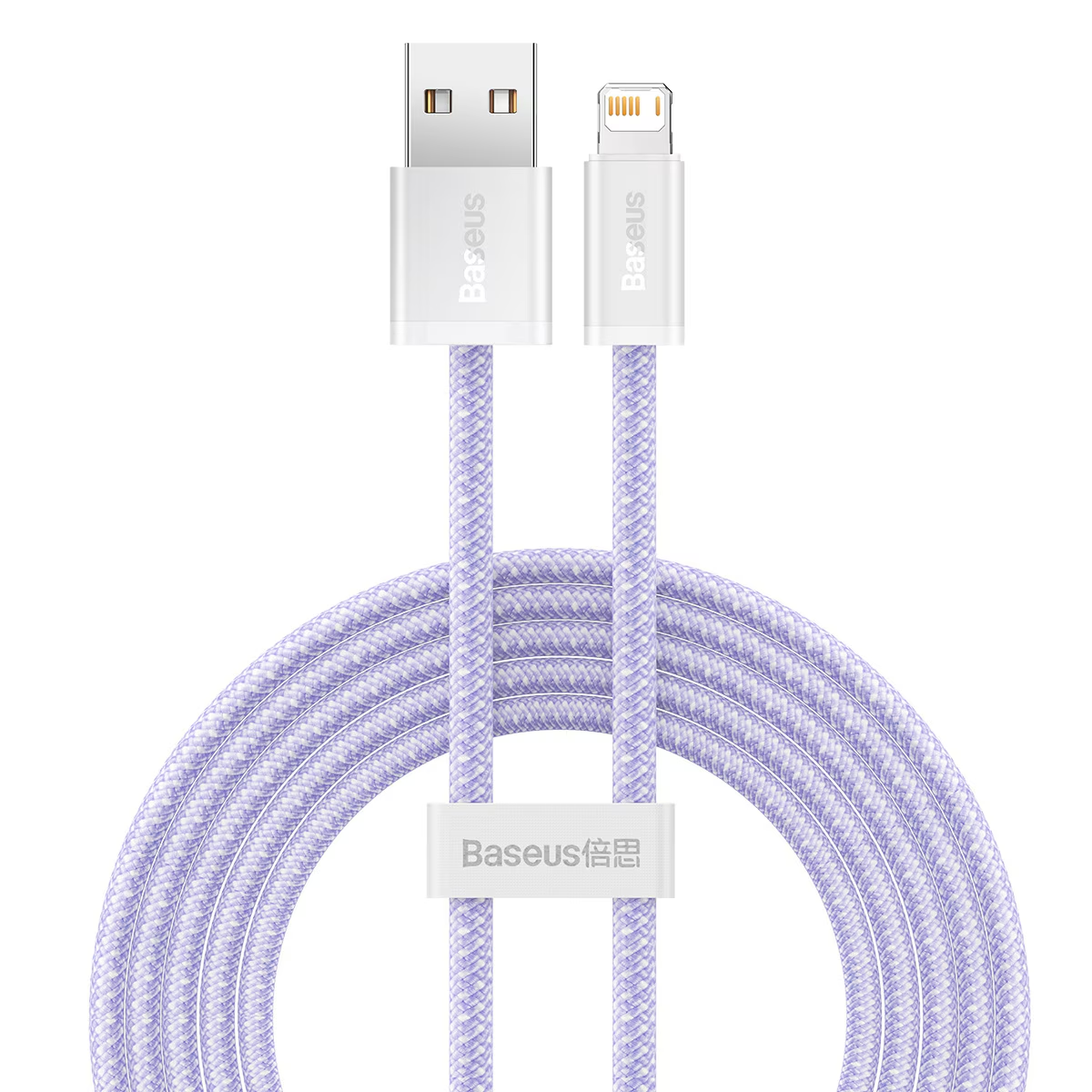 Daten- und Ladekabel USB-A - Lightning Baseus Dynamic Series, 18W, 2m, Lila CALD000505