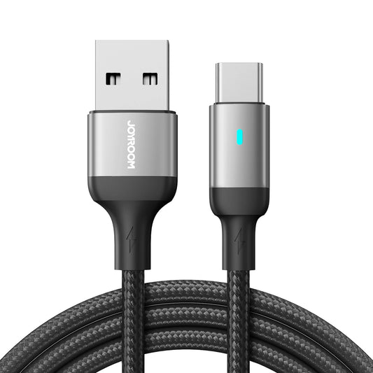 Daten- und Ladekabel USB-A - USB-C Joyroom A10, 18W, 1,2m, Schwarz