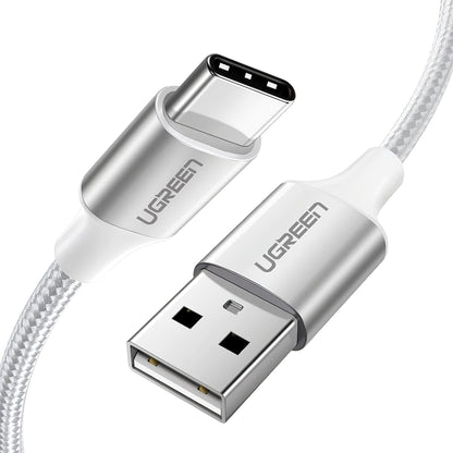 Daten- und Ladekabel USB-A - USB-C UGREEN US288, 18W, 1m, Weiß