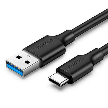 Daten- und Ladekabel USB-A - USB-C UGREEN US184, 18W, 1m, Schwarz