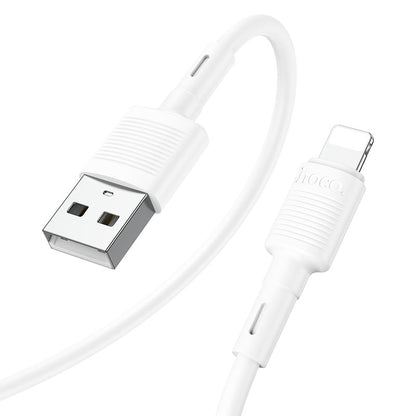 Daten- und Ladekabel USB-A - Lightning HOCO X83 Victory, 18W, 1m, Weiß