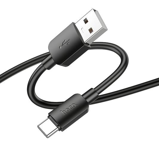 Daten- und Ladekabel USB-A - USB-C HOCO X96, 27W, 1m, Schwarz