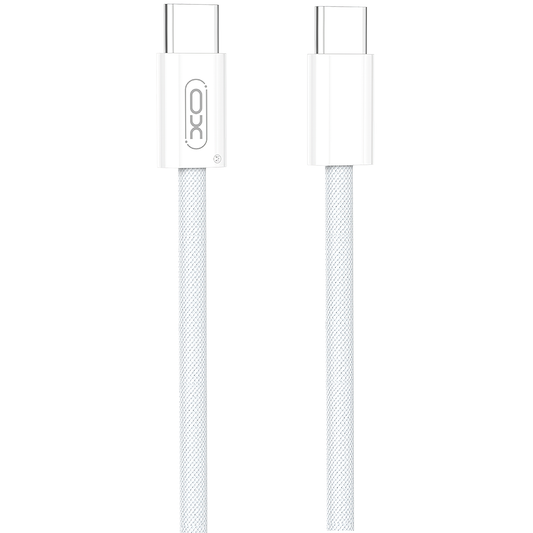 Daten- und Ladekabel USB-C - USB-C XO Design NB-Q260A, 60W, 1m, Weiß
