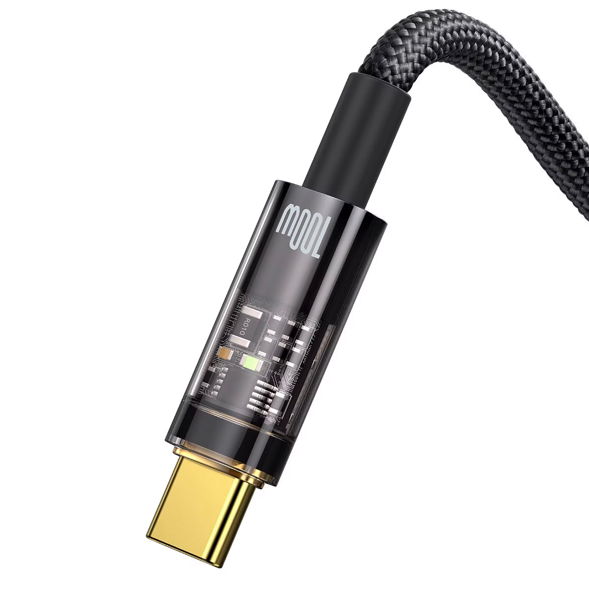 Daten- und Ladekabel USB-A - USB-C Baseus Explorer, 100W, 2m, Schwarz CATS000301