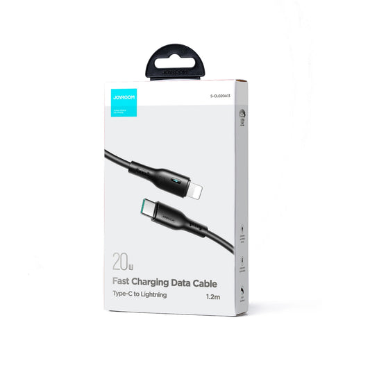 USB-C - Lightning Lade- und Datenkabel Joyroom A13, 20W, 1.2m, Schwarz