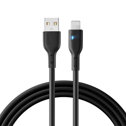 USB-A - Lightning Lade- und Datenkabel Joyroom A13, 18W, 2m, Schwarz