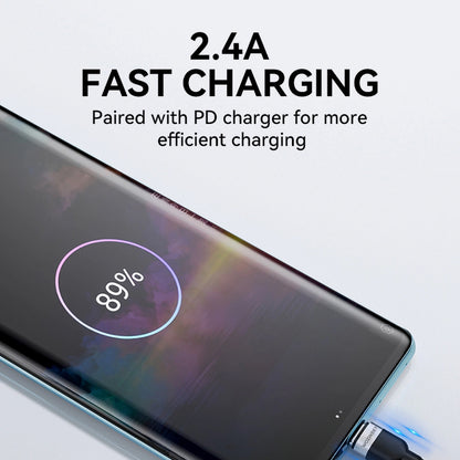 Daten- und Ladekabel USB-A - USB-C WZK WNBAC1, 20W, 1m, Schwarz