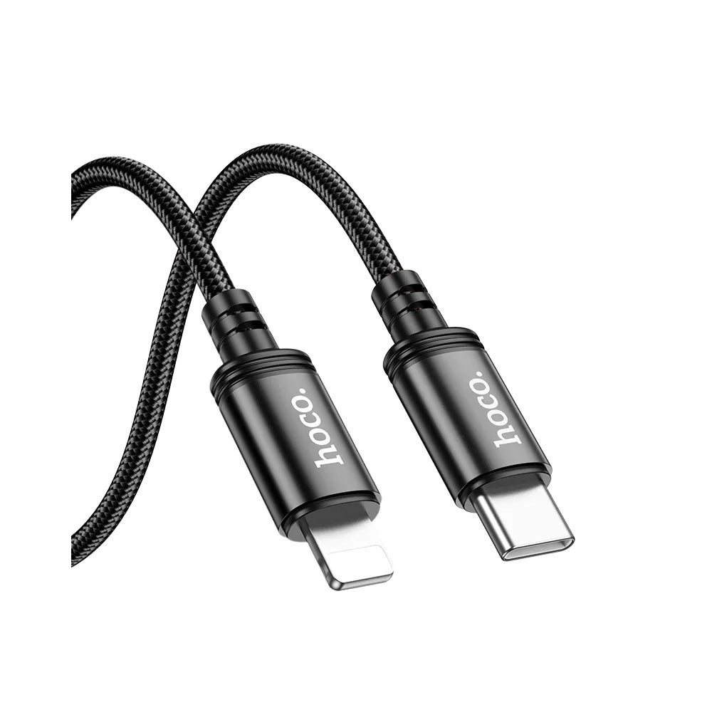 USB-C - Lightning Daten- und Ladekabel HOCO X89, 27W, 2m, Schwarz