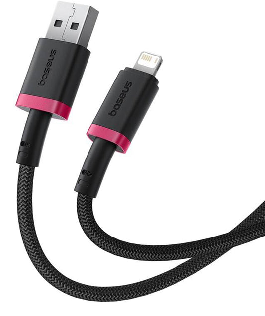 USB-A - Lightning Lade- und Datenkabel Baseus Dura Series, 18W, 1m, Rot P10377801U01-01