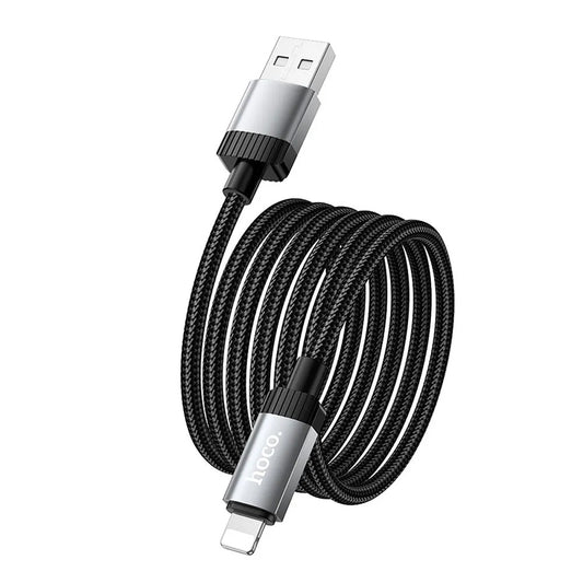 Daten- und Ladekabel USB-A - Lightning HOCO X117, 18W, 1m, Schwarz