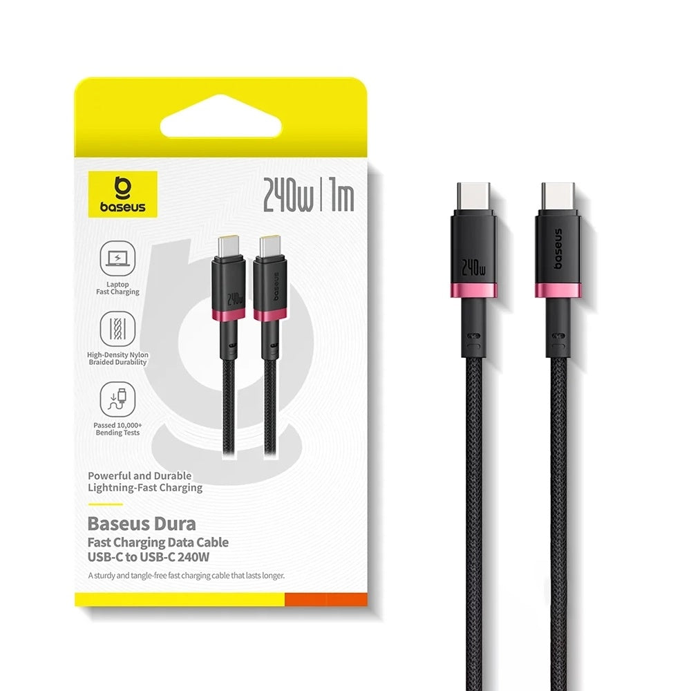 USB-C Daten- und Ladekabel - USB-C Baseus Dura Series, 240W, 1m, Rot P10377803U03-01
