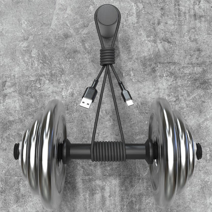 Daten- und Ladekabel USB-A - USB-C Dudao L9T, 100W, 1m, Schwarz