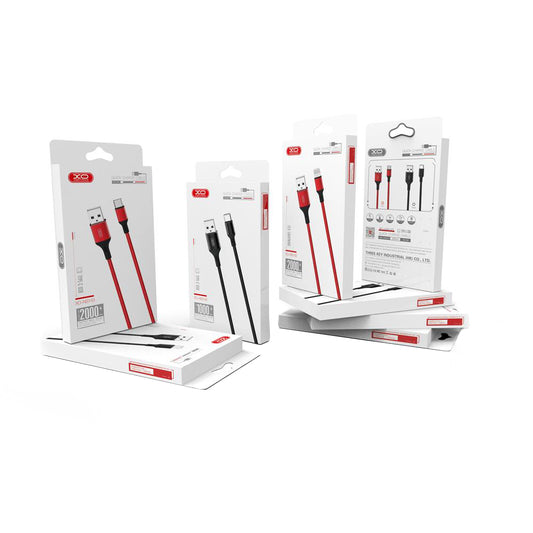 Daten- und Ladekabel USB-A - USB-C XO Design NB143, 18W, 1m, Schwarz