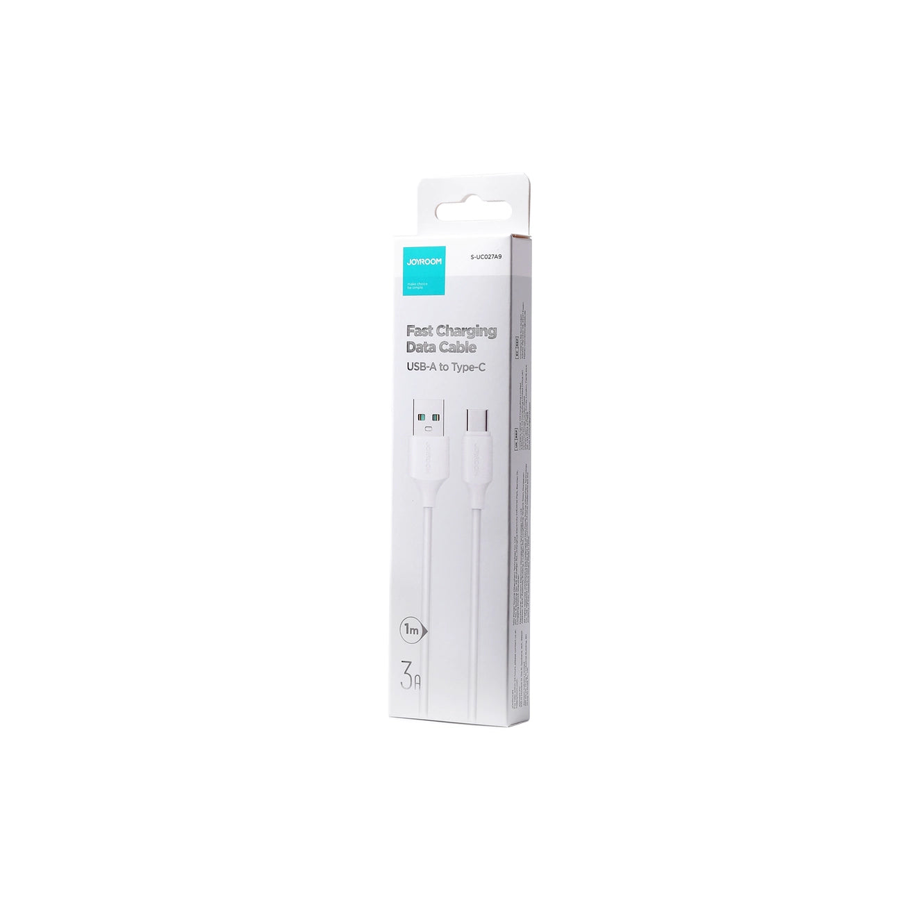 USB-A - USB-C Daten- und Ladekabel Joyroom S-A9, 20W, 1m, Weiß