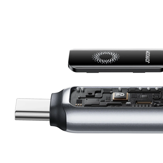 Daten- und Ladekabel USB-A - Lightning Joyroom S-A55 StarFlight Display, 18W, 1,2m, Schwarz