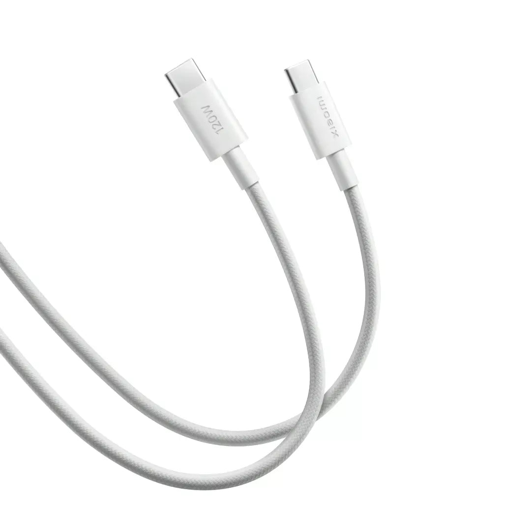 USB-C Daten- und Ladekabel - USB-C Xiaomi, 120W, 1m, Weiß BHR087KGL