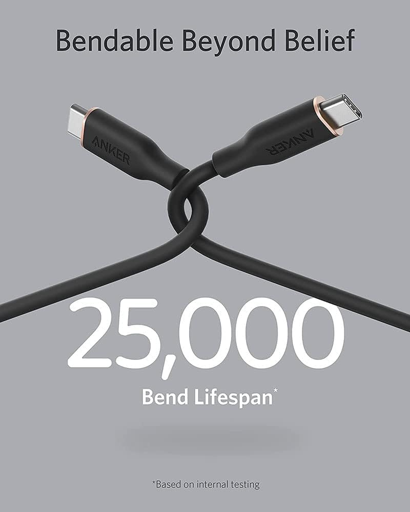 USB-C Daten- und Ladekabel - USB-C Anker PowerLine III, 100W, 0.9m, Schwarz A8552H11