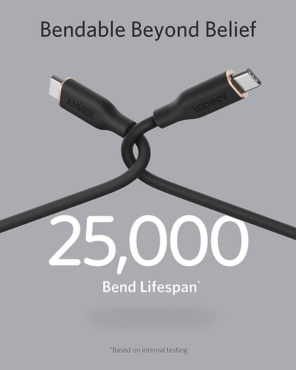 USB-C Daten- und Ladekabel - USB-C Anker PowerLine III, 100W, 0.9m, Schwarz A8552H11