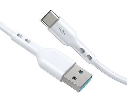 Daten- und Ladekabel USB-A - USB-C BWOO X172C, 60W, 1m, Weiß