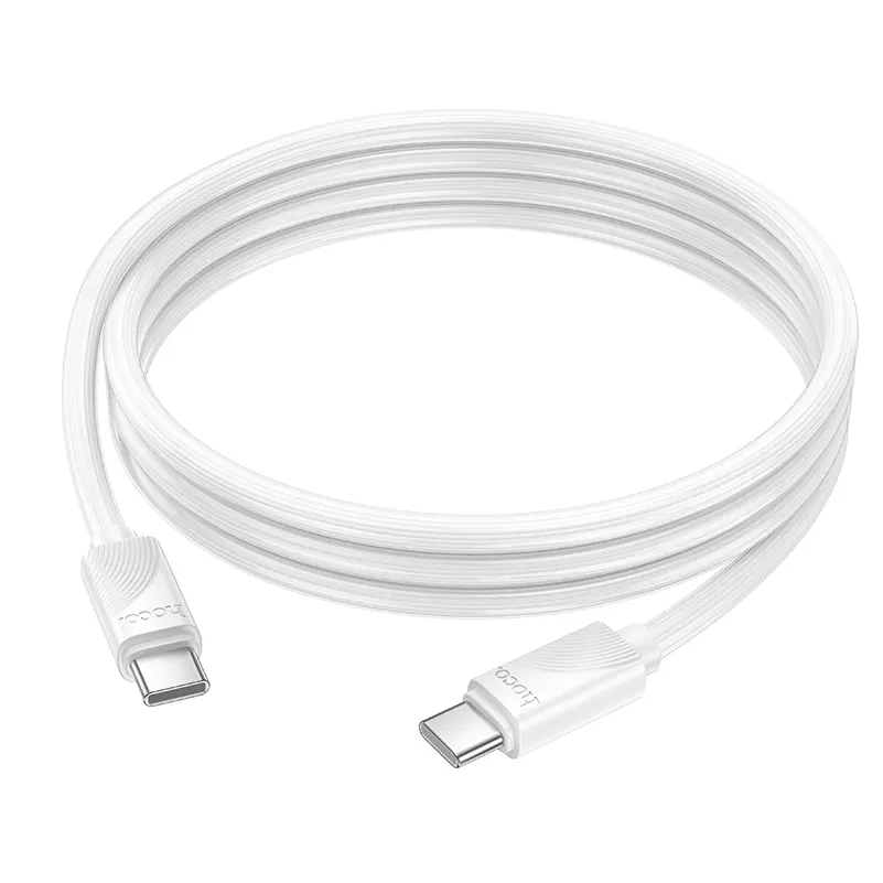 Daten- und Ladekabel USB-C - USB-C HOCO X114, 60W, 1m, Weiß