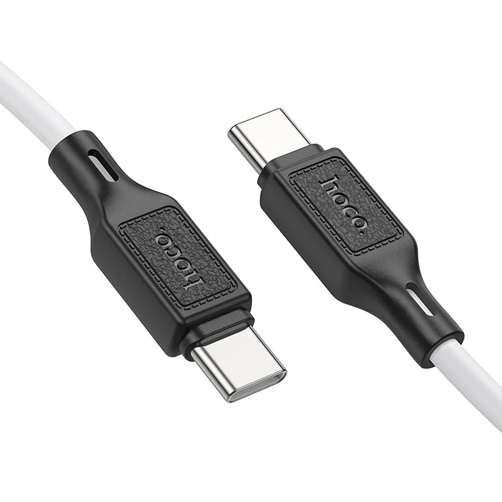 Daten- und Ladekabel USB-C - USB-C HOCO X90, 60W, 1m, Weiß