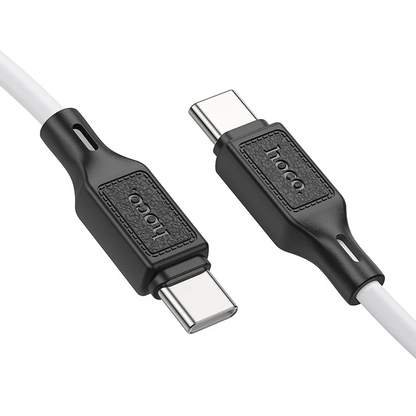 Daten- und Ladekabel USB-C - USB-C HOCO X90, 60W, 1m, Weiß