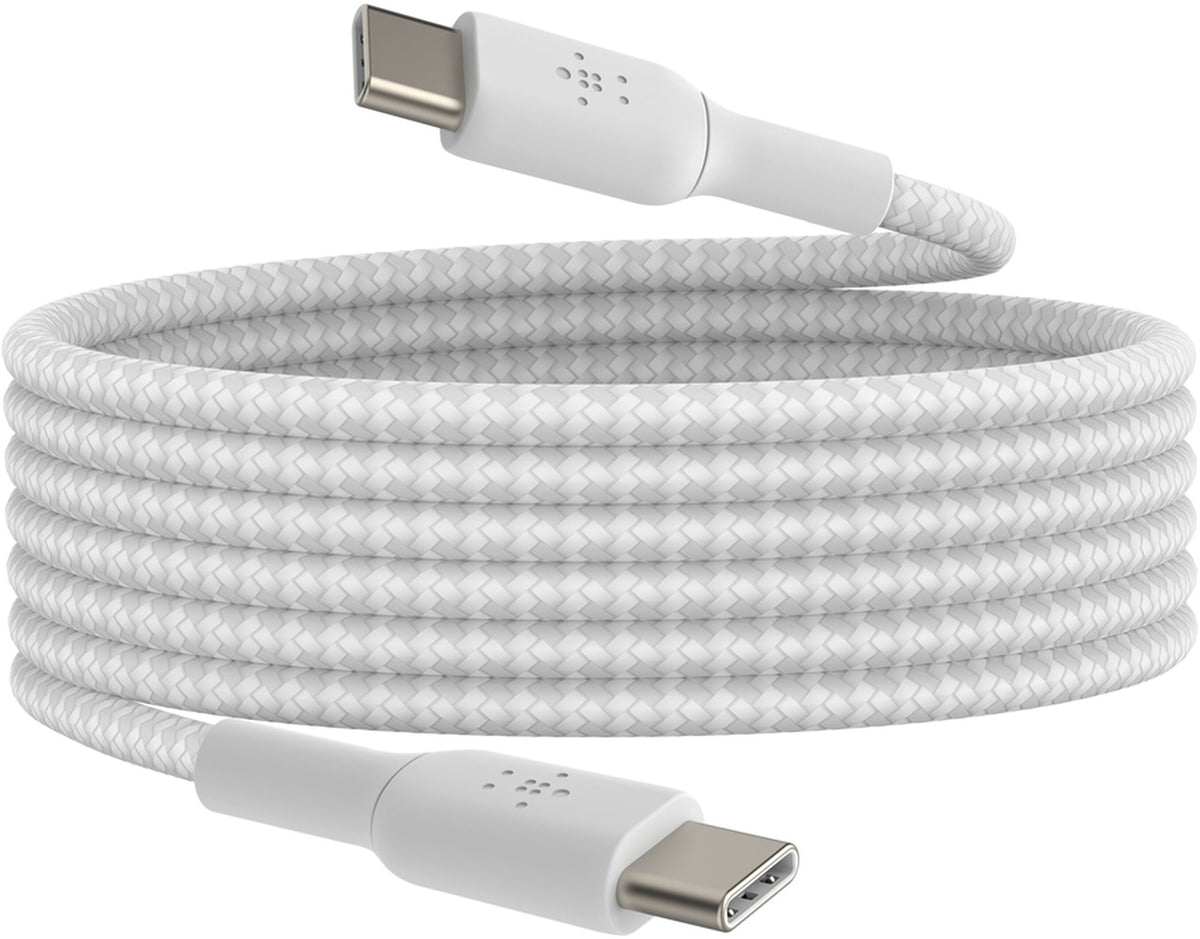 Daten- und Ladekabel USB-C - USB-C Belkin BoostCharge Pro, 60W, 2m, Weiß CAB004bt2MWH