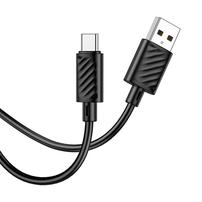Daten- und Ladekabel USB-A - USB-C HOCO X88, 18W, 2m, Schwarz