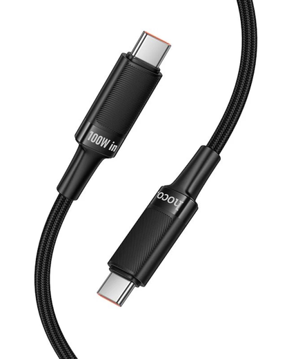 Daten- und Ladekabel USB-C - USB-C HOCO U153 Extreme, 100W, 1,2m, Schwarz