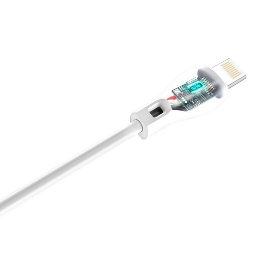 Daten- und Ladekabel USB-A - Lightning Dudao L4L, 18W, 1m, Weiß