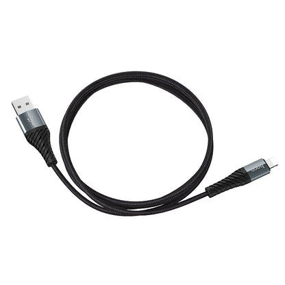 Daten- und Ladekabel USB-A - Lightning HOCO X38 Cool, 18W, 1m, Schwarz 