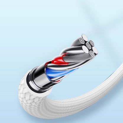 USB-A - Lightning Lade- und Datenkabel Joyroom A10, 18W, 1,2m, Weiß