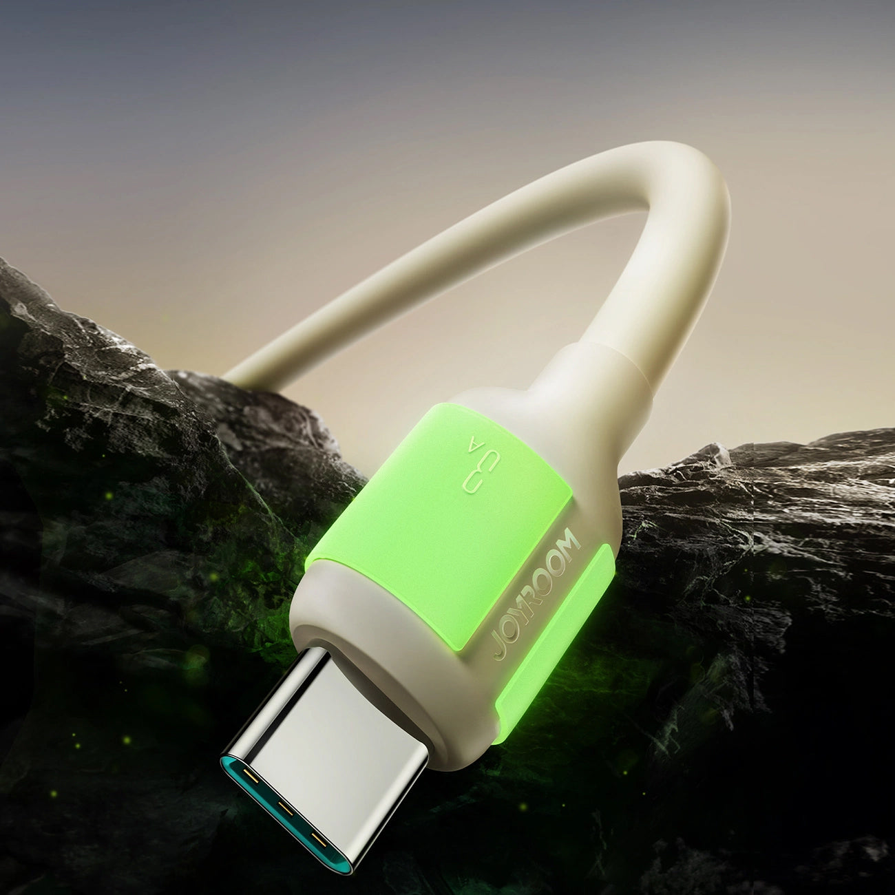 Daten- und Ladekabel USB-A - USB-C Joyroom S-A53, 30W, 2m, Beige