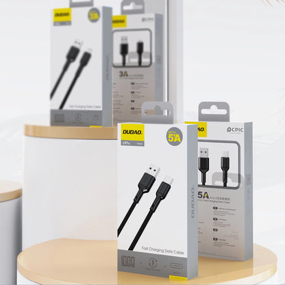 Daten- und Ladekabel USB-A - USB-C Dudao L9T, 100W, 1m, Schwarz