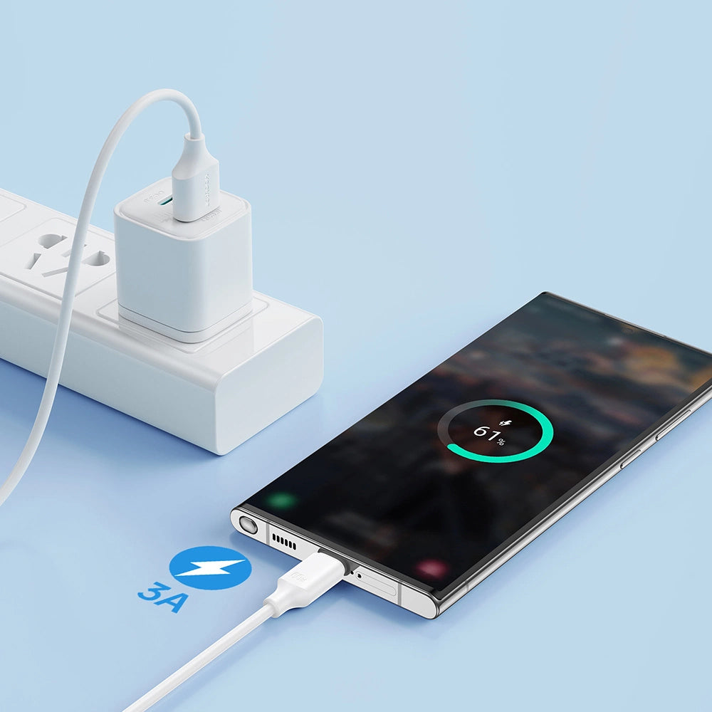 USB-A - USB-C Daten- und Ladekabel Joyroom S-A9, 20W, 1m, Weiß