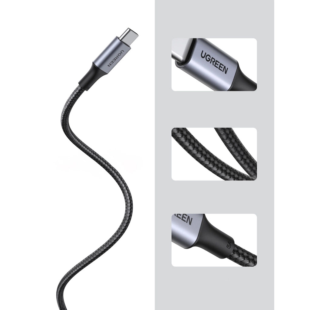 USB-C Daten- und Ladekabel - USB-C UGREEN US316, 100W, 0,5m, Grau