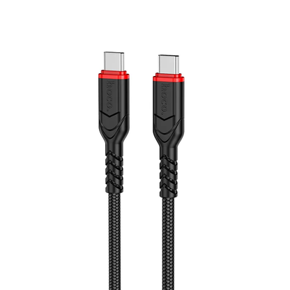 Daten- und Ladekabel USB-C - USB-C HOCO X59 Victory, 60W, 3m, Schwarz