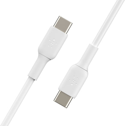 Daten- und Ladekabel USB-C - USB-C Belkin BoostCharge, 60W, 2m, Weiß CAB003bt2MWH