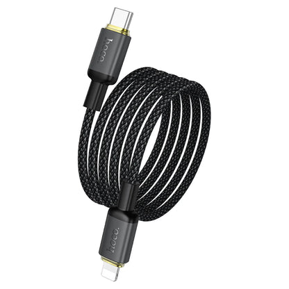 Daten- und Ladekabel USB-A - Lightning HOCO X128 Benefit, 12W, 1m, Schwarz