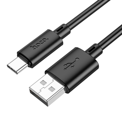 Daten- und Ladekabel USB-A - USB-C HOCO X88, 18W, 2m, Schwarz
